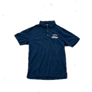 Blue Auburn basketball polo